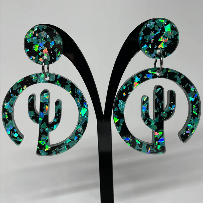 Cactus Dangle Earrings